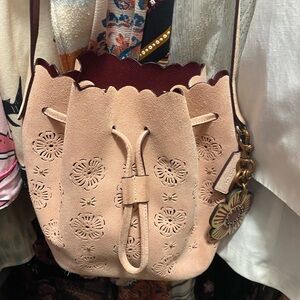 Coach Pink Floral Mini Bag